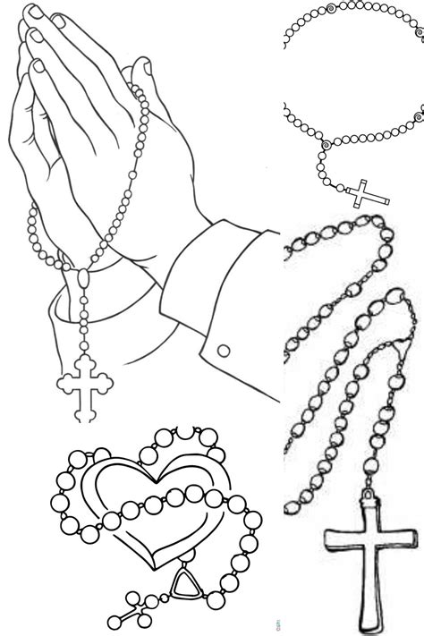 printable rosary coloring pages find   printable