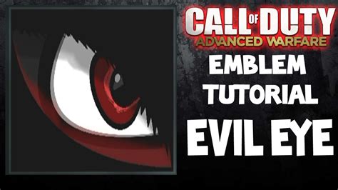 easy evil eye emblem advanced warfare emblem tutorial youtube