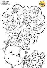 Para Coloring Unicorn Pages Colorear Cute Dibujos Candy Bojanke Cuties Imprimir Niños Za Unicornios Printanje раскраски Animal Tiernos Pintar Kids sketch template