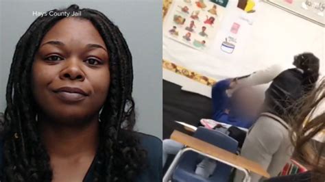 texas substitute teacher fired  video shows alleged fight  student abc chicago