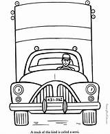 Coloring Big Pages Kids Truck Popular sketch template