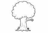 Tree Coloring Pages Printable Large sketch template