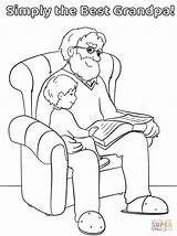 Coloring Grandpa Pages Simply Printable Crafts sketch template