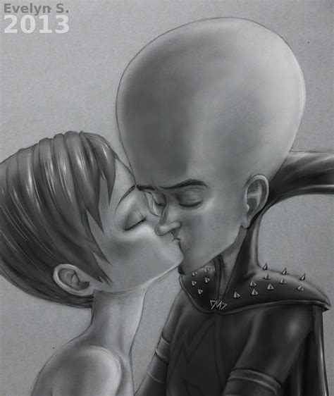 Megamind And Roxanne Kissing By Eleathyra On Deviantart