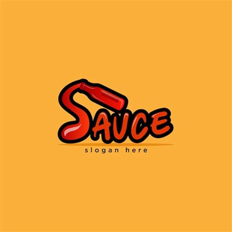 premium vector sauce logo food icon restaurant logo