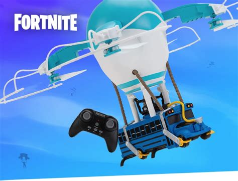 jazwares unveils fortniteirl battle bus drone  fortnite world cup