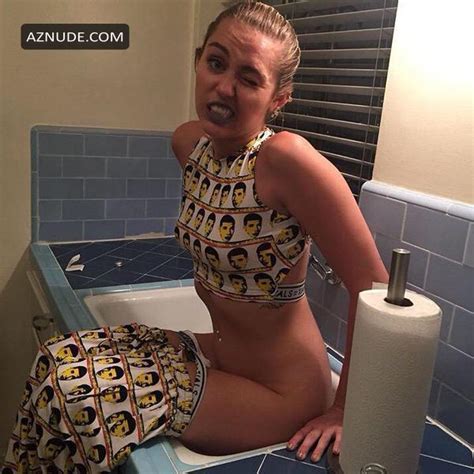 Miley Cyrus Pisses In The Sink And Poses In Panties From