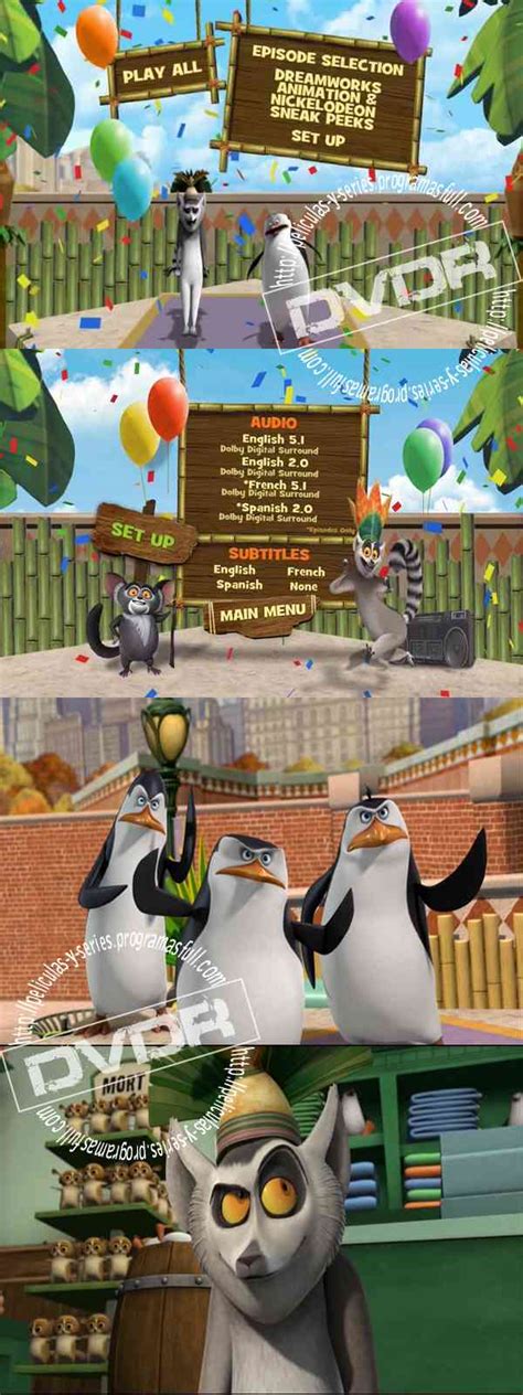 The Penguins Of Madagascar Happy King Julien Day Dvd En Español Latino