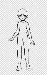 Base Anime Standing Character Transparent Background Clipart Fu F2u Hiclipart sketch template
