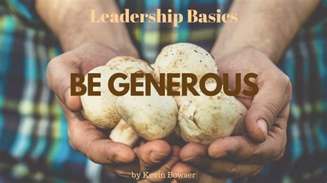 generous leaders share leadership voices