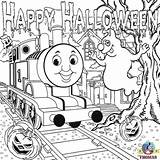 Halloween Coloring Thomas Train Kids Printable Pages Activities Sheets Color Tank Engine Friends Printables Book Pdf Happy Worksheets Sodor Island sketch template