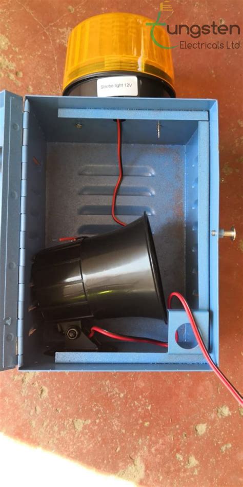 siren kit alarm system strobe light siren siren box