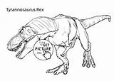 Jurassic Rex Park Draw Coloring Drawing Getdrawings Tyrannosaurus sketch template