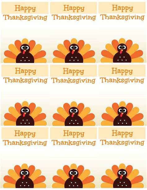 printable thanksgiving place cards  great  cupcake