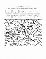 Division Worksheets Mystery Coloring Multiplication Math Long Island Grade Puzzle Worksheet Teach Nology Color Printable Number 3rd Kids Pages Activities sketch template