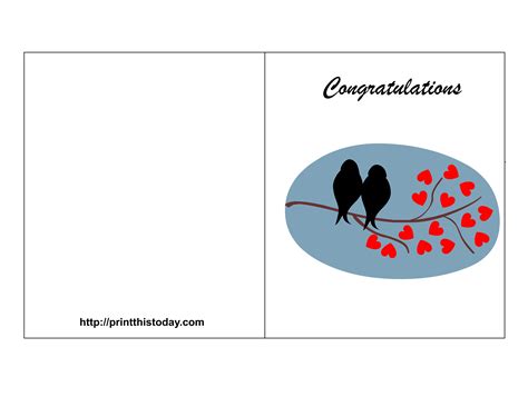 printable wedding congratulations cards