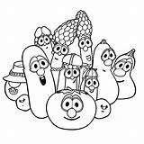 Pages Veggietales Tales Zucchini Ausmalbilder Sheets Ducky Neocoloring Letzte sketch template