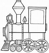 Coloring Pages Trains sketch template