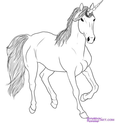 unicorn coloring pages realistic
