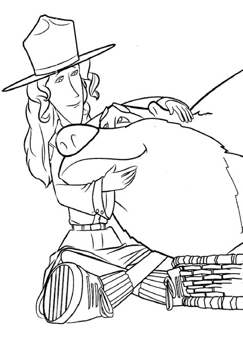 open season coloring pages    print