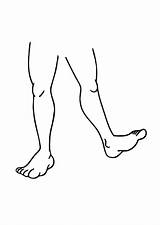 Beine Malvorlage sketch template