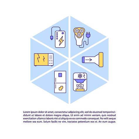 waste types concept  icons  text  vector art  vecteezy