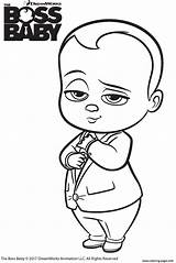Boss Baby Coloring Pages Printable Clipart Drawing Print Dreamworks Cartoon Babies Crawling Color Characters Getdrawings Kids Book Search Use Anime sketch template