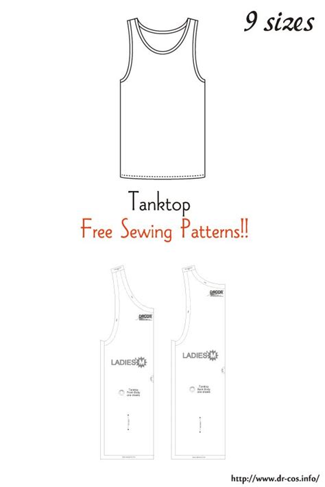 tank top sewing pattern  shown