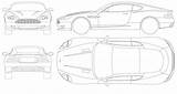 Aston Martin Db9 Blueprint Blueprints 3d Related Posts V8 Drawingdatabase sketch template