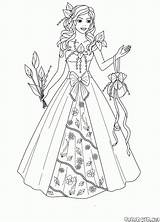 Principessa Principesse Fiori Colorkid Regno Princesse Coloriage Stampare Fate Facili Reino Royaume Princesinhas Piccole Petites Colorir Coloriages sketch template