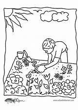 Garden Coloring Pages Vegetable Preschool Colouring Gardening Spa Planting Printable Color Getcolorings Getdrawings Sheets Colorings Library Clipart Tools Night sketch template