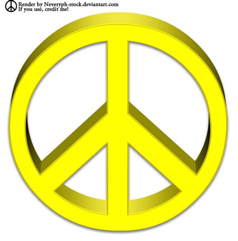 peace symbol  render  neveryph stock  deviantart