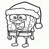 Coloring Spongebob Christmas Pages Santa Hat Drawings Drawing Minion Sheets Popular Clipartmag Anycoloring Choose Board Cartoon Wear sketch template