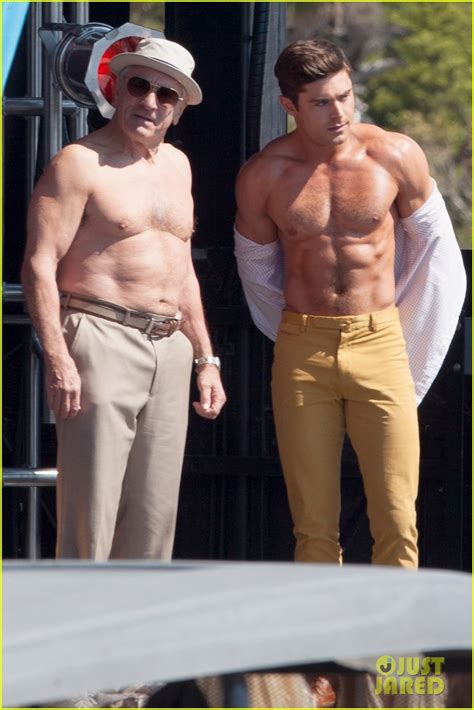 zac efron and robert de niro have a shirtless body contest in these