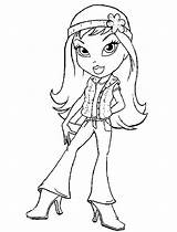 Bratz Coloring Pages Printable Dolls Babies Print Doll Kids Cloe Girls Comments Popular sketch template