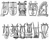Lyres Greek Music Illustrations Classroomclipart Clipart sketch template
