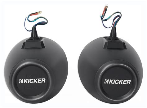 kicker kmfc   marine led speakers  surface mount pods kmfc ebay