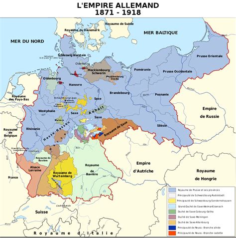 german empire   map populationdatanet