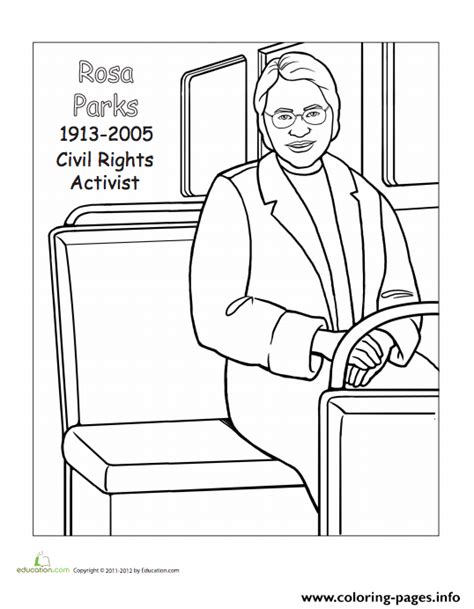 printable rosa parks pictures printable templates