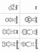 Family Flashcards Esl Young Learners Preschool Activities Theme Worksheets Teacherspayteachers Crafts Choose Board sketch template