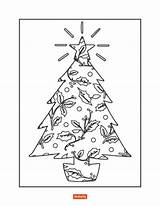 Coloring Christmas Pages Shutterfly Kids Tree Santa sketch template