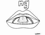 Ng Speech Mouth Coloring Language Choose Board Materials sketch template