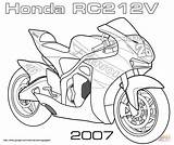 Coloring Pages Honda Bike Road Racing Para Motos Colorear Supercoloring Bikes Harley Carreras Rc212v Davidson Motor Motorcycle Moto Drawing Dibujar sketch template