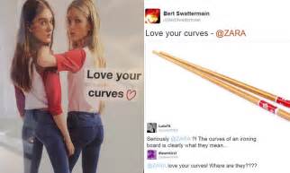 Zara Uses Skinny Models In Love Your Curves Ad Daily Mail Online