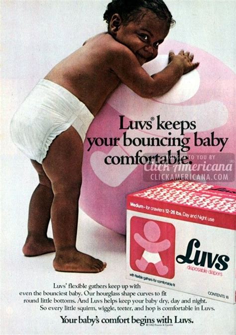 vintage disposable diaper ads huggies pampers luvs