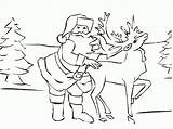 Kerst Rendier Kleurplaten Renas Rentier Craciun Kolorowanki Reindeer Rendieren Mos Deer Colorat Planse Tuas Renifer Renii Lui Rudolph Renne Iarna sketch template