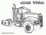 Coloring Truck Pages Trucks Semi Printable Kenworth Wheeler Boys Tow Big Drawing Clipart Mater Cliparts Print Lowrider Cartoon Ford Cars sketch template