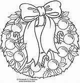 Coloring Christmas Garland Pages Getcolorings Printable sketch template