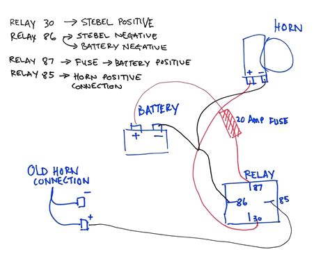car horn wiring diagram wiring diagram