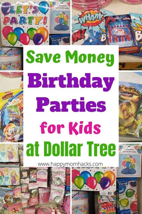 cheap birthday party decorations  kids  dollar tree
